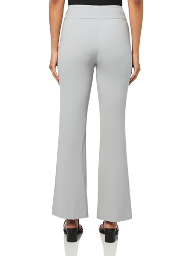 SLIM-SATION Women's Plus Size Wide Band Elastic Waist Pull on Flare Leg Pant2