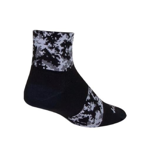 SockGuy Unisex 3in Dark Side Cycling/Running/Active Socks