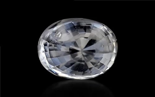 Pierre de saphir blanc naturel de 2 carats non chauffée pour astrologie - 4