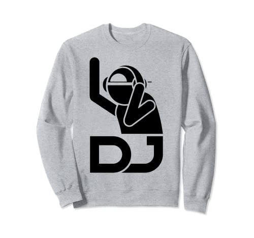 DJ | Lindo disco Jockeys composición musical regalo divertido Sudadera
