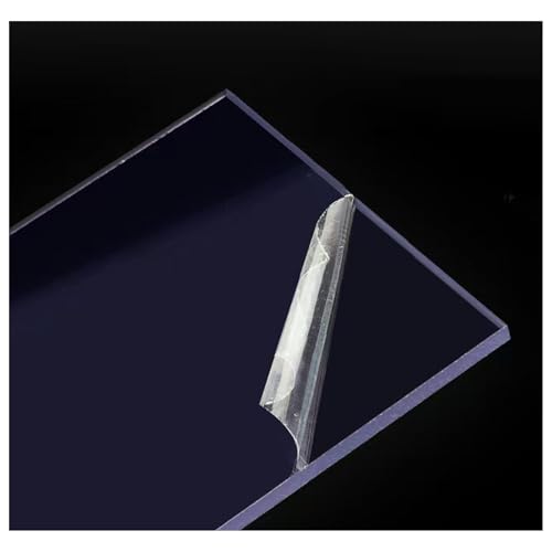 6 placas de cristal acrílico de 13 cm x 18 cm, 3 mm de grosor, transparentes, resistentes, placas de plástico transparente para decoración, pantallas, marcos de fotos, pintura