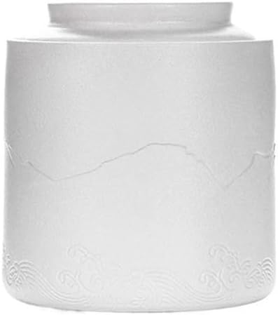 Tea Container Ceramic Tea Canister Household Sealed Storage Jar For, Coffee, Sugar, Spice, Nuts(White)