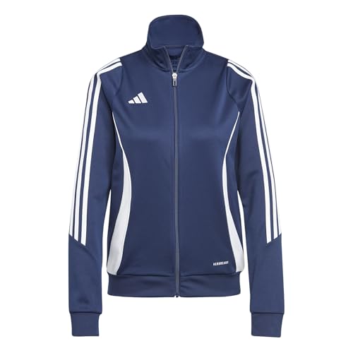 Survêtement adidas femme Tiro24 ensemble de football et running zippé bleu