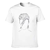 Waschmaschinenfest Druck Herren Baumwoll T-Shirt Lustig Hochwertig T-Shirt White 5XL
