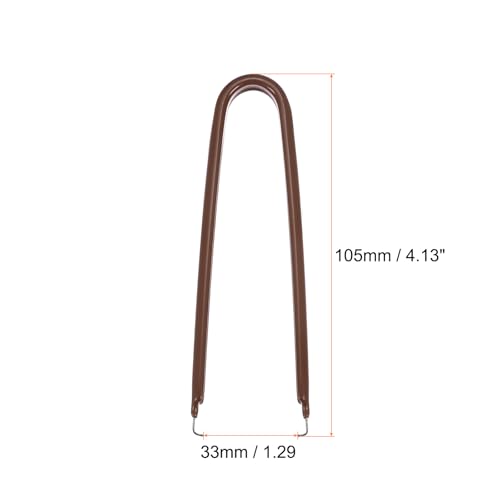 Image of HARFINGTON 3Pcs IC Chip Extractor IC U Shape Puller Stainless Steel with Insulated Vinyl Grip Motherboard Circuit Board Component Puller Chip Extractor for PCB Removal Tool, Brown