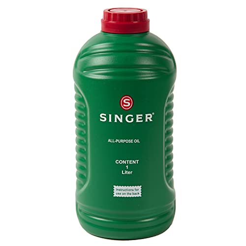 Singer Industrial Sewing Machine Oil - 1 Liter (33.8 Oz.) All Purpose Oil #TOP1