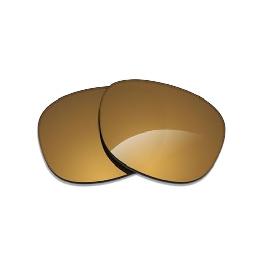 Alphax Lentes de reposição polarizadas espelhadas Flare Gold para óculos de sol Ray Ban Boyfriend RB4147 56 mm