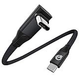 USB C ケーブル 短い 30CM L字 USB C 3.2 Gen 2x2 20Gbps高速データ転送 240W PD3.1超高速充電 4K@60Hz映像出力 30センチ Type C オス - オス 90度 タイプ C 直角ケーブル L型充電コード MacBook、iPhone 17/16/15シリーズ、Galaxy S25 S24、Pixel、XperiaなどType C機種対応