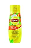 SodaStream Sirup Lipton Ice Tea Pfirsich - 1x Flasche ergibt 9 Liter Fertiggetränk, Sekundenschnell zubereitet und immer frisch, 440 ml