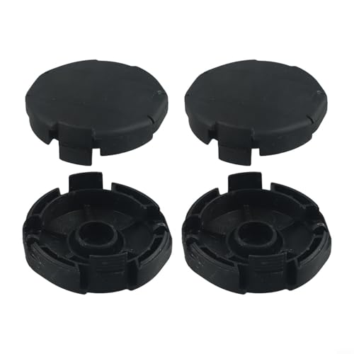 Valixirant Lot de 4 têtes de débroussailleuse 450 - Remplace 28820-07390 X472000031 - Noir - Diamètre : 11,9 cm - Accessoire de jardin