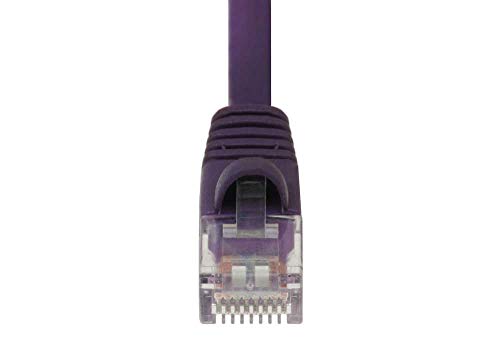 Cable de Red Ethernet Cat 5E UTP 6ft Morado miniatura 3