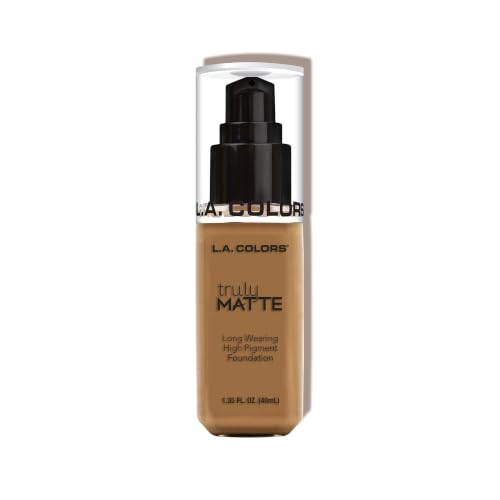 Image of L.A. COLORS Truly Matte Foundation, Warm Caramel CLM362