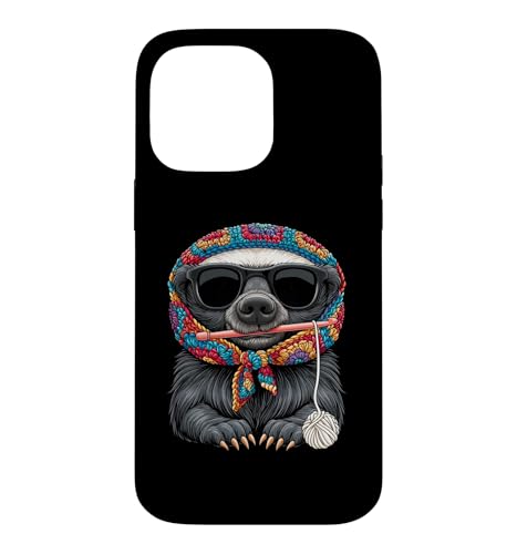 Honey Badger Ratel �O���j�[ �X�N�G�A �����j�҂� �ю� �����j�҂� �X�}�z�P�[�X iPhone 14 Pro Max �p