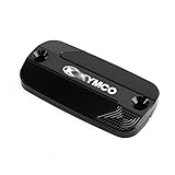 BGGZZG Motorrad Frontbremse Reservoir-Flüssigkeitstankabdeckung Öl-Tasse-Kappe/Fit for Kymco Downtown 125 200 300i 350i Ich lerne 250 300 350 400 S400 500 K-XCT (Color : 1 Piece Black)