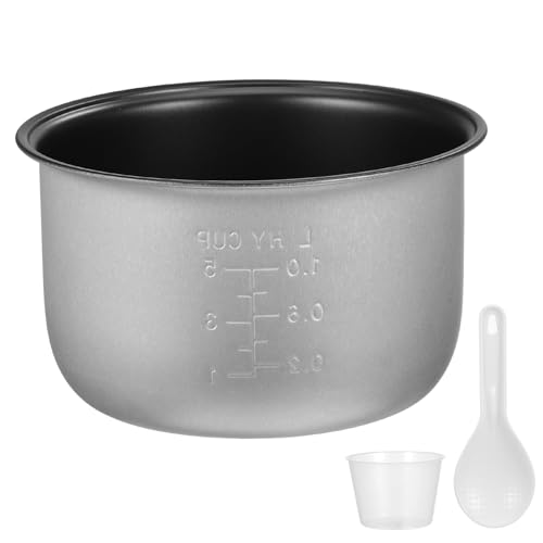 Cabilock Olla Arrocera Interior de Revestimiento Antiadherente Accesorio de Cocina Eléctrica Compatible Uso Doméstico
