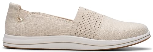Clarks Clarks Women's Breeze Vibe CloudSteppers Slip On Loafer, Natural, 7