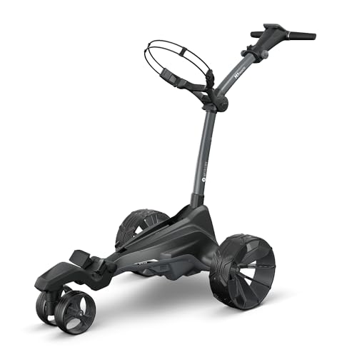 Motocaddy M7 Remote Electric Golf Push Cart – All-Terrain Performance, USB-C Rechargeable Remote, 230W Motors, 28V Lithium Battery, Adaptive Terrain Stability, Compact Folding Design