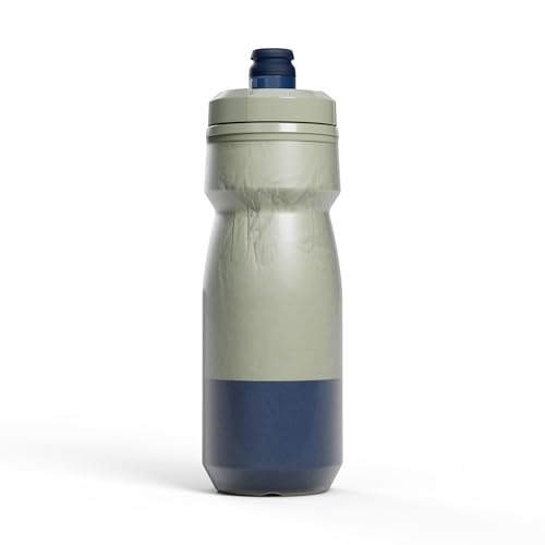 Image of CamelBak Podium Chill Insulated Bike Squeeze Water Bottle, Cold Retention for Cycling, 21oz, Mercury Fog