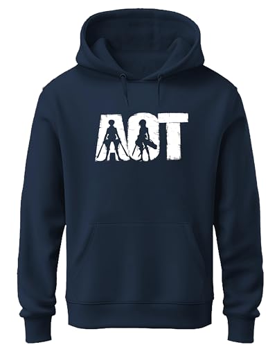 Image of Khakey Mens Cotton Hoodies | Cotton Sweatshirt with Hood | Attack on Titan Hoodies | Anime Hoodies for Men | P18