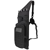 Krayney Multi-function 4-Tubes Back Arrow Quiver Shoulder Hanged Target Shooting Archery Quiver for Arrows Takedown Bow (Black)