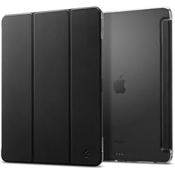 Spigen for iPad Pro 13 Inch Case M5/M4 (2025-2024), Liquid Air Folio Protective Tri-Fold Cover with Transparent Back, Supports Auto Wake/Sleep, Black
