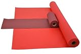 Sensalux Kombi-Set 1 Tischdeckenrolle 1m x 25m + Tischläufer 30cm (Farbe nach Wahl) Rolle rot Tischläufer Bordeaux