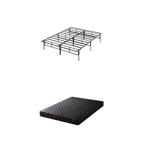 ZINUS�y�Z�b�g�����zZinus (�W�k�X) ���^�� �x�b�h�t���[�� Easy to Assemble SmartBase �u���b�N�H��s�v + 15cm �x�[�V�b�N �|�P�b�g�R�C���}�b�g���X �u���b�N �Z�~ �_�u��/�h��/�p�C�v/���[�X�y�[�X/�H��t��