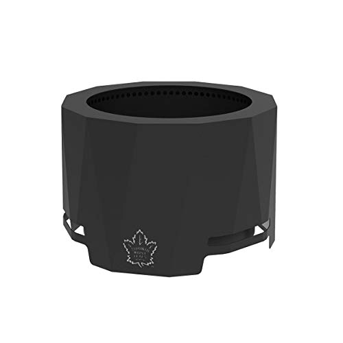 Blue Sky Outdoor Living NHL Toronto Maple Leafs 24” Steel Peak Patio Smokeless Fire Pit, Firewood and/or Wood Pellet Burning