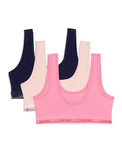 Calvin Klein Girls' Cotton Bralette 3-Pack2
