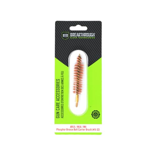 Breakthrough Clean Technologies® Nylon Bolt Carrier Brush, .223 Caliber, 5.56mm & AR-15, Black/Brass