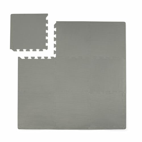 Tapis d'éveil en mousse That's Mine Mat Grey pour le développement de bébé