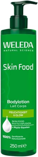 Weleda - Skin Food, Leche Corporal, Hidrata Intensamente y Mejora la Elasticidad de la Piel, con Pensamiento Silvestre, 100% Natural, Todo Tipo de Piel, Vegano - 250 ml