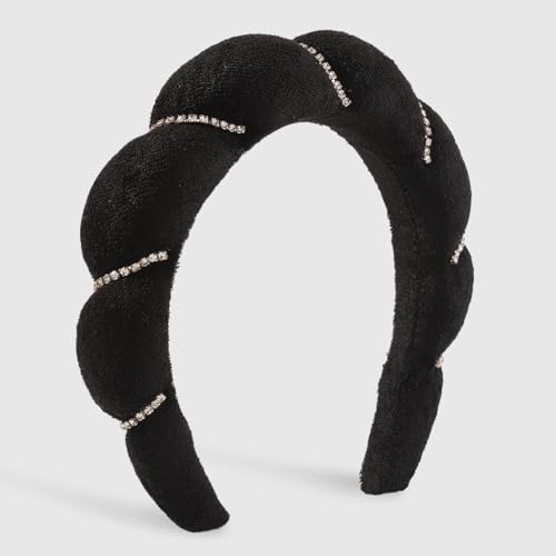 Bandeau haut en éponge et sa chaîne en alliage individuelle avec foret élégant pour femme