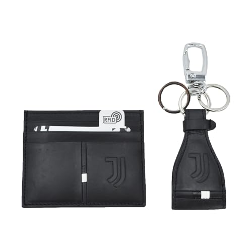 JUVENTUS Juve 133448 parure cartes porte-clés cuir homme noir standard