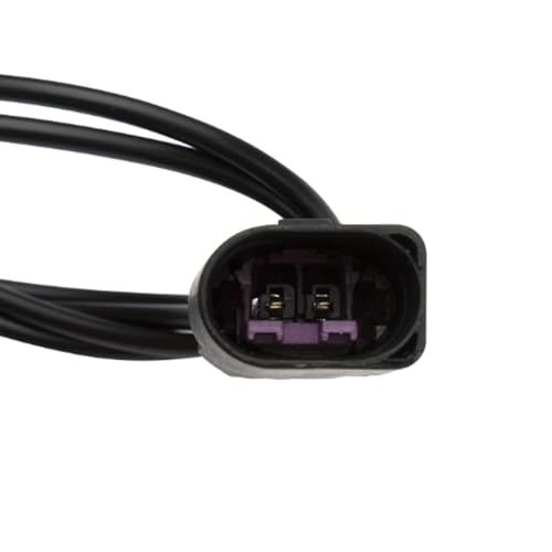 Wjelet 2-Pol Stecker Reparatursatz Kabelbaum 1J0973802, ABS ESP Temperatursensor Ersatzteile, Raddrehzahlsensor mit Kabelbaum, Emperatursensor Ersatzteile kompatibel mit VW Sko-da Se-at A4 A6 A8 Golf