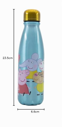 Botella aluminio Peppa Pig infantil 600 ml sin plástico bpa 4