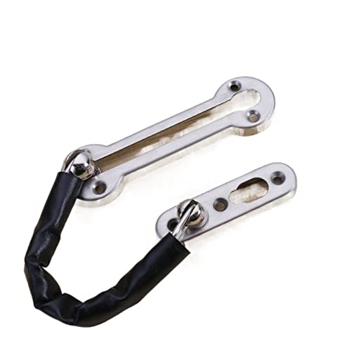Cerradura de puerta con cadena antirrobo de acero inoxidable y pestillo de seguridad de hotel 4