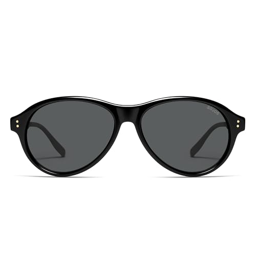 Image of SOJOS Retro Aviator Polarized Sunglasses for Women Men Vintage 70s Style UV Protection Womens Mens Shades SJ2701