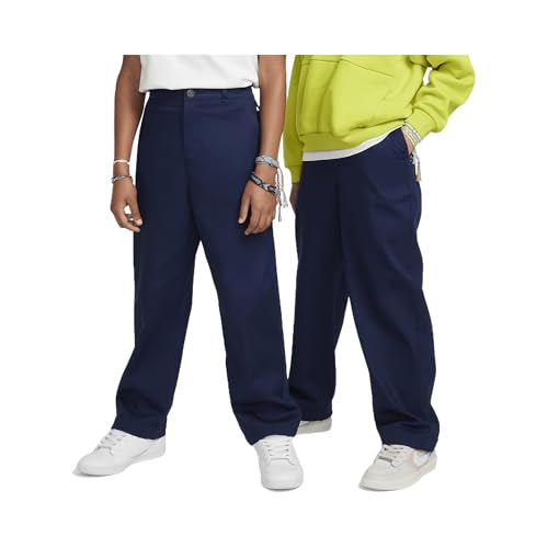 Nike SB Big Kids' Chino Skate Pants (FN9215-410, Midnight Navy/Obsidian)