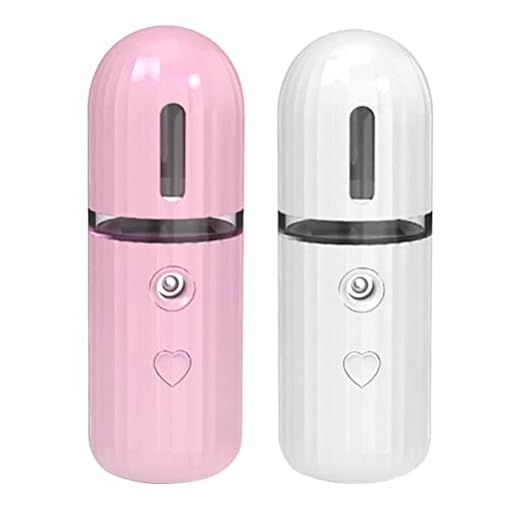 Minkissy 2St Fuktgivande Mist Spruta Usb Uppladdningsbart Ansikt Mister Elektronisk Ansiktsångare Handy Cool Spra Stöd För Lägga Toner För Hudvård