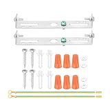 PATIKIL 2Set Kit Universale Staffa Di Montaggio Per Luci 115mm(4.5")