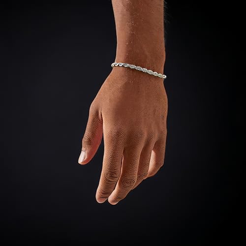 Image of Twist Rope Bracelet 4mm | Adjustable Size | Anti Tarnish Stainless steel Bracelet For Men