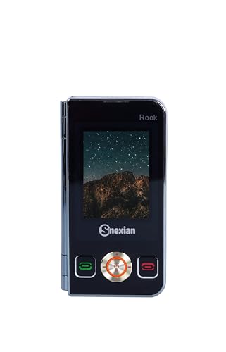 Image of Snexian All-New Rock FOLD MINI Dual Display |Keypad Mobile| with 2.8 inch and 2.4 inch Big Display |Flip|Fold|BT Dialer| Voice Changer |Auto Call Recording|Big Battery| FM |Camera| Feature Phone | White