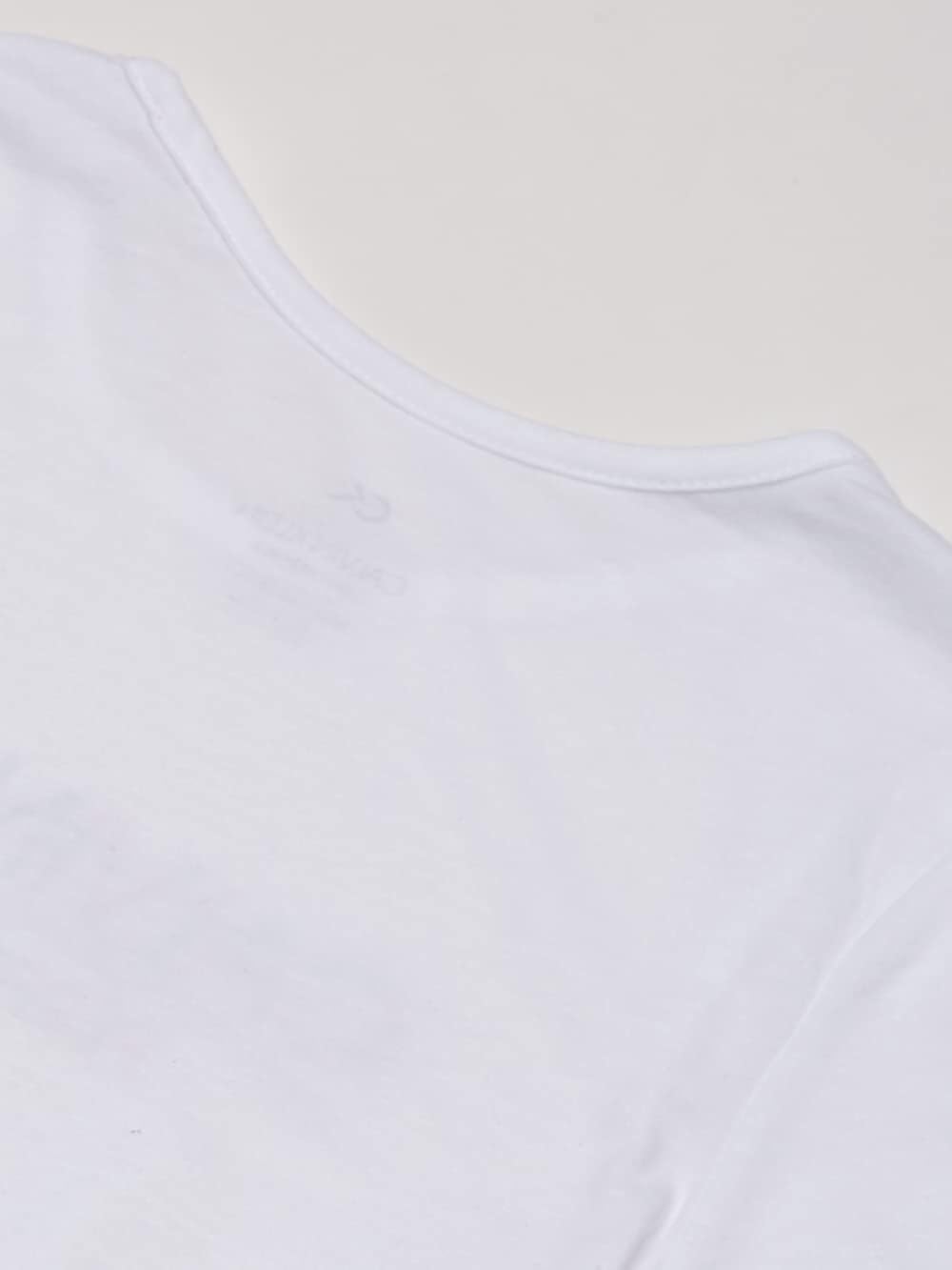 Calvin Klein Girls' Performance Long Sleeve Sport T-Shirt 7 White Twist