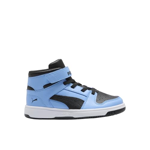 Image of PUMA Kids' Rebound Layup Mid Hook and Loop Sneakers