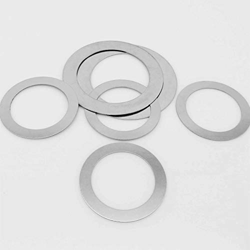 Arandelas de acero inoxidable 304 M8x12x0.1mm que previenen el desgaste axial 5