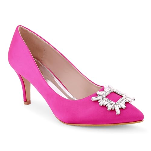 Image of Lino Perros Womens Lino Perros Crystal Broach Pumps Heeled Sandal