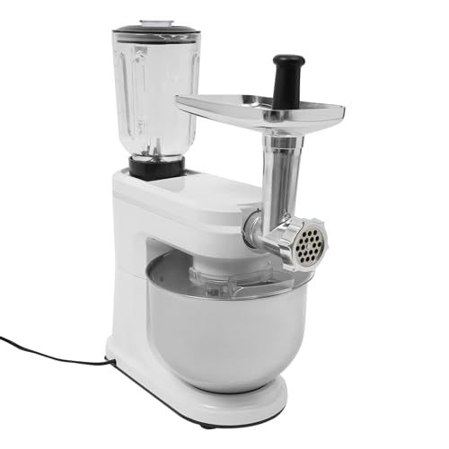 Frullatore multifunzione 1500 W 3 in 1 planetario, mixer ad alte prestazioni, 6 velocità regolabile + 1 funzione di impulso per frullati e frappè, ecc.