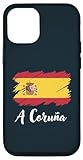 Fácil instalación Carcasa para iPhone 13 A Coruña España, Bandera de España, A Coruña