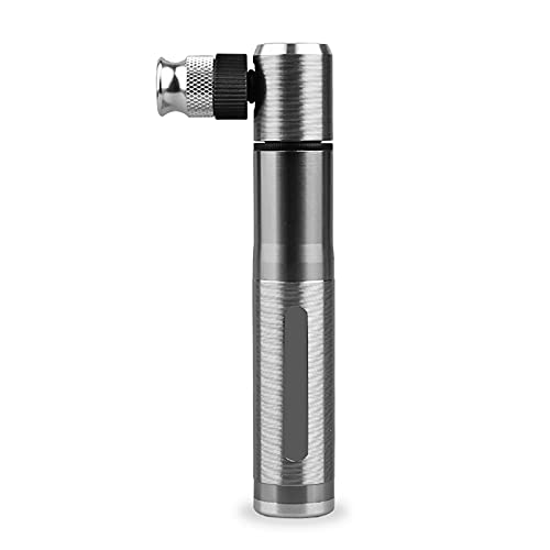★ Il manometro funziona perfettamente con Presta e Schrader: pompa della bici con manometro PRESTA VALVE Dual Easy Indicator Pump Phum Pump Adatto sia di Valvole di Sharder e Presta.